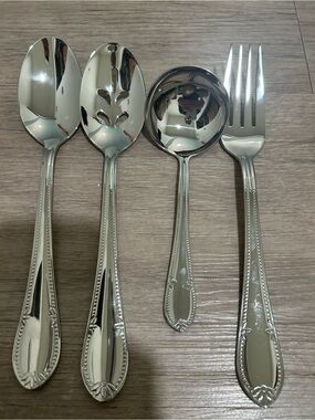 Villeroy & Boch Stainless Steel Silver Serving Utensil Set - Silver